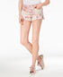 Vanilla Star Juniors Frayed Ripped Denim Shorts